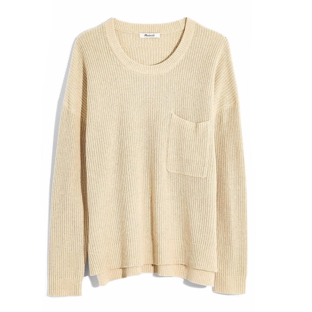 MADEWELL — Cream Thompson Sweater